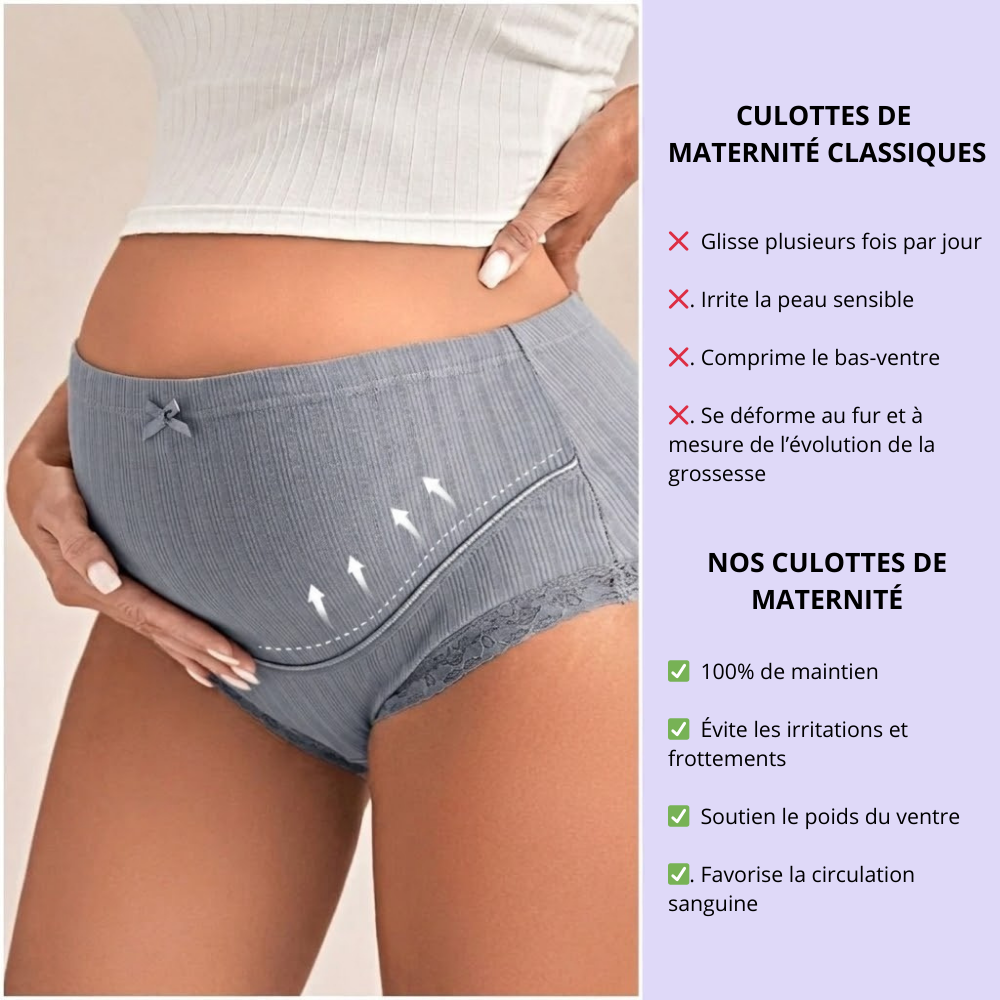 La culotte de maternité qui soutient votre ventre et soulage vos douleurs