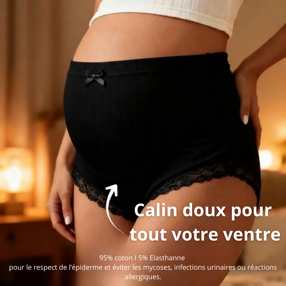 La culotte de maternité qui soutient votre ventre et soulage vos douleurs