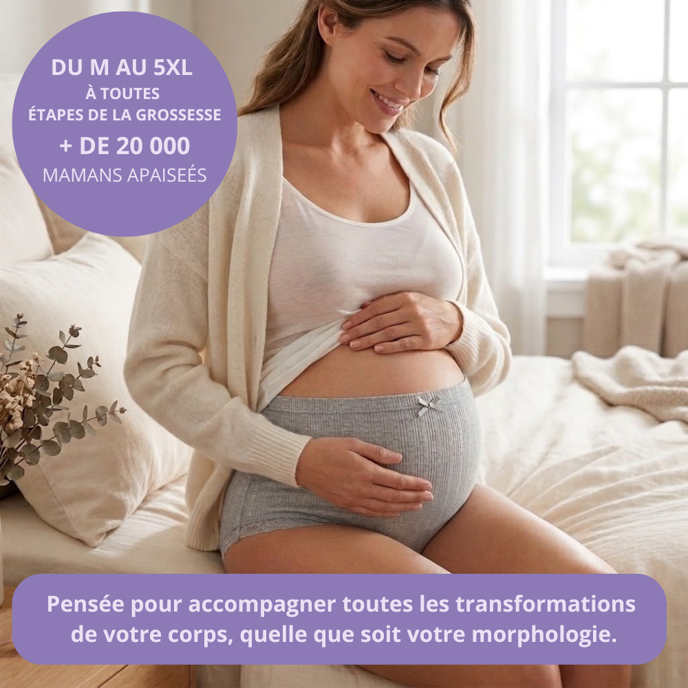 La culotte de maternité qui soutient votre ventre et soulage vos douleurs
