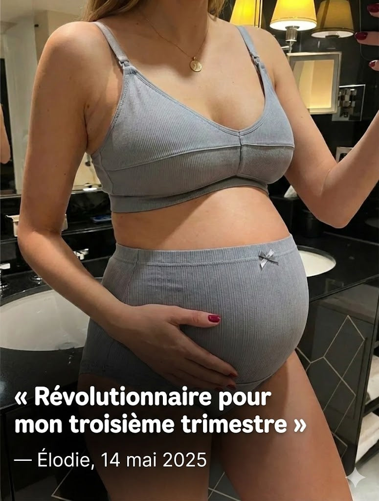 La culotte de maternité qui soutient votre ventre et soulage vos douleurs